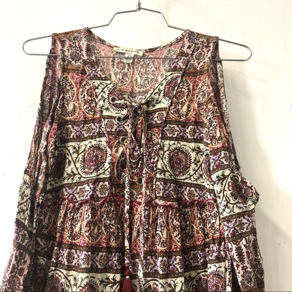 Bohemian peasant dress American Eagle Outfitters - Picture 2 of 5